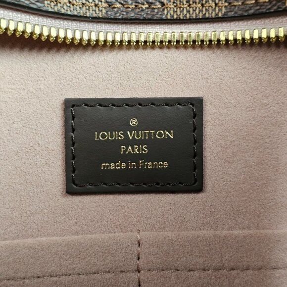 LOUIS VUITTON Damier Ebene Jersey Tote in Magnolia Shoulder Monogram Pink 2 Way - Picture 11 of 16